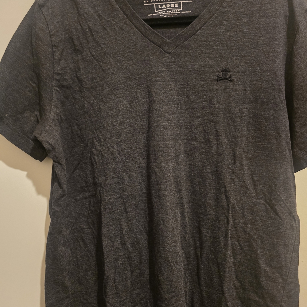Johnny Cupcakes Charcoal V-Neck T-Shirt